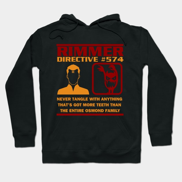 Rimmer Directive #574 Osmond Family Hoodie by Meta Cortex